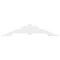 Ekena Millwork Vanguard Architectural Grade PVC Gable Bracket, 84"W x 17 1/2"H x 2"D x 6"F, 5/12 Pitch GBP084X18X0206VAN00 - alternate 3